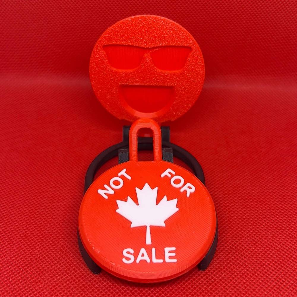 Can Cover with “Not For Sale” Canadian Maple Leaf
